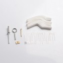 Authentic VAPJOY DIY Rebuild Kit for GeekVape Aegis Boost Pod Kit - Opening Tool Kit + Cottons + Ni80 Mesh Coil (0.4ohm)
