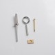 Authentic VAPJOY DIY Rebuild Kit for GeekVape Aegis Boost Pod Vape Kit - Opening Tool Kit + Cottons + Ni80 Mesh Coil (0.4ohm)