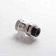 Authentic Kaees Solomon Mesh RTA Rebuildable Tank Atomizer - Silver, Stainless Steel + Glass, 6.5ml / 3.5ml, 25mm Diameter