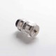 Authentic Kaees Solomon Mesh RTA Rebuildable Tank Atomizer - Silver, Stainless Steel + Glass, 6.5ml / 3.5ml, 25mm Diameter