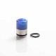 Authentic Reewape AS298F Anti Split 810 Drip Tip for SMOK TFV8 / TFV12 Tank / Kennedy/Battle/Reload RDA - Blue, Resin + SS, 20mm