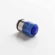 Authentic Reewape AS298F Anti Split 810 Drip Tip for SMOK TFV8 / TFV12 Tank / Kennedy/Battle/Reload RDA - Blue, Resin + SS, 20mm