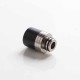 Authentic Reewape AS311 Anti-Spit 810 Drip Tip for SMOK TFV8 / TFV12 Tank / Kennedy / Battle / Reload RDA - Black, Resin, 20mm
