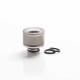 Authentic Reewape AS309 Replacement 510 Drip Tip for RDA / RTA / RDTA / Sub-Ohm Tank Vape Atomizer - Gray, Resin + SS, 15.5mm