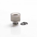 Authentic Reewape AS309 Replacement 510 Drip Tip for RDA / RTA / RDTA / Sub-Ohm Tank Atomizer - Gray, Resin + SS, 15.5mm