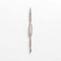 Authentic Auguse 2 in 1 Slotted & Phillips Screwdriver - Silver, Stainless Steel, 62mm Length, 5.2mm Diameter