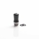 Authentic Auguse Replacement MTL 510 Drip Tip for RDA / RTA / RDTA / Sub-Ohm Tank Atomizer - Black, POM, 24.5mm