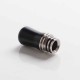 Authentic Auguse Replacement MTL 510 Drip Tip for RDA / RTA / RDTA / Sub-Ohm Tank Atomizer - Black, POM, 24.5mm