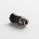 Authentic Auguse Replacement MTL 510 Drip Tip for RDA / RTA / RDTA / Sub-Ohm Tank Atomizer - Black, POM, 22.5mm