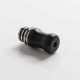 Authentic Auguse Replacement MTL 510 Drip Tip for RDA / RTA / RDTA / Sub-Ohm Tank Atomizer - Black, POM, 22.5mm