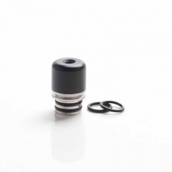 Authentic Auguse Replacement MTL 510 Drip Tip for RDA / RTA / RDTA / Sub-Ohm Tank Atomizer - Black, POM, 16.5mm