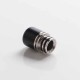 Authentic Auguse Replacement MTL 510 Drip Tip for RDA / RTA / RDTA / Sub-Ohm Tank Atomizer - Black, POM, 16.5mm