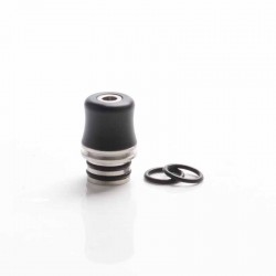 Authentic Auguse Replacement MTL 510 Drip Tip for RDA / RTA / RDTA / Sub-Ohm Tank Atomizer - Black, POM, 16.5mm