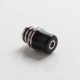 Authentic Auguse Replacement MTL 510 Drip Tip for RDA / RTA / RDTA / Sub-Ohm Tank Atomizer - Black, POM, 16.5mm