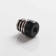 Authentic Auguse Replacement MTL 510 Drip Tip for RDA / RTA / RDTA / Sub-Ohm Tank Atomizer - Black, POM, 12.5mm