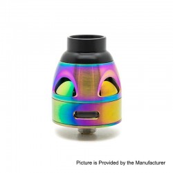 Authentic Asmodus Galatek RDA Rebuildable Dripping Atomizer w/ BF Pin - Rainbow, Stainless Steel, 24mm Diameter