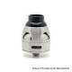 Authentic Asmodus Galatek RDA Rebuildable Dripping Atomizer w/ BF Pin - Silver, Stainless Steel, 24mm Diameter