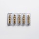 Authentic dotMod dotAIO Pod System Vape Kit Replacement SS316L Stainless Coil Head - Gold, 0.7ohm (14~20W) (5 PCS)