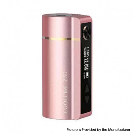 [Ships from Bonded Warehouse] Authentic Innokin Coolfire Z50 50W 2100mAh Variable Wattage Box Mod - Pink, Zinc Alloy, 6~50W