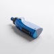 Authentic Kangvape Anarchist 60W 1500mAh MTL / DTL VW Box Mod Pod System Vape Starter Kit - Blue, 0.4ohm / 1.2ohm, 1~60W