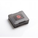 Authentic Coil Master B4 Battery Carrier Protective Box for Four 18650 Battery Cells - Black, Polypropylene Plastic