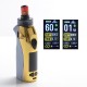 Authentic Kangvape Anarchist 60W 1500mAh MTL / DTL VW Box Mod Pod System Vape Starter Kit - Golden, 0.4ohm / 1.2ohm, 1~60W