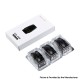 Authentic Demon Killer Fod Pod System Kit Replacement Pod Cartridge w/ 1.0ohm Coil - Black, 2ml (3 PCS)