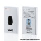 Authentic Demon Killer Fod Pod System Kit Replacement Pod Cartridge w/ 1.0ohm Coil - Black, 2ml (3 PCS)