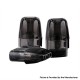 Authentic Demon Killer Fod Pod System Kit Replacement Pod Cartridge w/ 1.0ohm Coil - Black, 2ml (3 PCS)