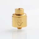 Authentic Wotofo Serpent RDA Rebuildable Dripping Vape Atomizer w/ BF Pin - Gold, Aluminum + 316 Stainless Steel, 22mm Diameter
