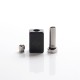 Authentic YDDZ A1 510 Thread Adapter Connector for dotMod dotAIO Pod System Kit - Black + Silver, POM + Stainless Steel