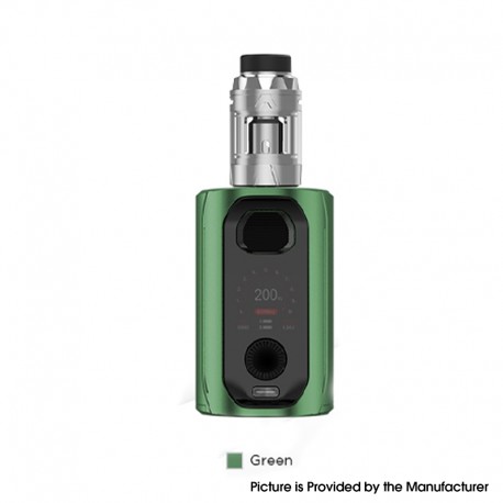 Authentic Augvape VX217 217W TC VV VW Mod Starter Kit with Intake Sub Ohm Tank - Green, 5~217W, 2 x 18650 / 20700 / 21700