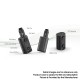 Authentic Augvape VX217 217W TC VV VW Mod Starter Kit with Intake Sub Ohm Tank - Gray, 5~217W, 2 x 18650 / 20700 / 21700