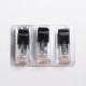 Authentic Vapor Storm Stalker 2 Pod System Kit Replacement Cartridge w/ 1.3ohm Mesh Coil - Black + Transparent, 1.8ml (3 PCS)