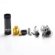 Authentic Asvape Hita 30W 1000mAh Mech Mod RBA Pod System Vape Starter Kit - Dark Green, 3ml, 0.5ohm / 1.0ohm, 5~30W