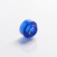 Authentic Reewape AS305 Replacement 810 Drip Tip for 528 Goon / Reload / Kennedy / Wotofo Profile/Battle RDA - Blue, Resin, 11mm