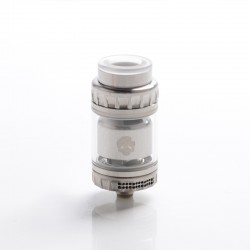 Authentic Dovpo x Bogan Blotto Mini RTA Rebuildable Tank Atomizer - Silver, Glass + PCTG, 2ml / 4ml, 23.4mm Diameter