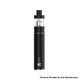 Authentic Vaptio C-II 100W 3000mAh VW Box Mod Starter Kit with C-II Sub Ohm Tank - Black, 4.0ml, 0.25ohm, 30~100W