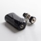 Authentic Vaptio Ironclad 50W 2600mAh Box Mod Vape Starter Kit w/ Frogman C Tank - Black, 6ml, 0.2ohm