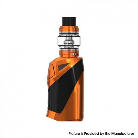 Authentic Vaptio Ironclad 50W 2600mAh Box Mod Starter Kit w/ Frogman C Tank - Orange, 6ml, 0.2ohm