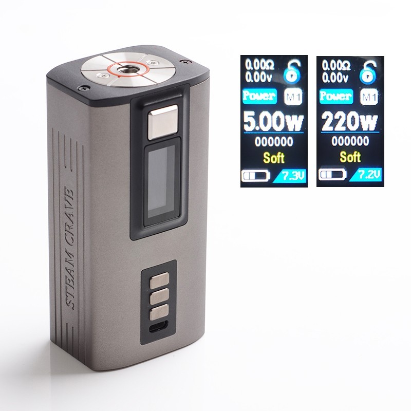 Buy Authentic Steam Crave Hardon 2w Tc Vw Mod Gun Metal Black Kit