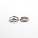 SXK Diamond 510 Thread Adapter & Decorative Ring for SXK Stickman SLGT V2 Gera GT Style VW Box Mod - 8 x 30mm + 6 x 30mm (2 PCS)