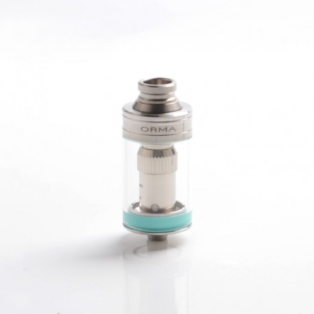 Authentic Wismec Orma Sub Ohm Tank Atomizer Clearomizer - Silver, Stainless Steel + Glass, 3.5ml, 0.25ohm, 22mm Diameter