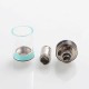 Authentic Wismec Orma Sub Ohm Tank Atomizer Clearomizer - Black, Stainless Steel + Glass, 3.5ml, 0.25ohm, 22mm Diameter