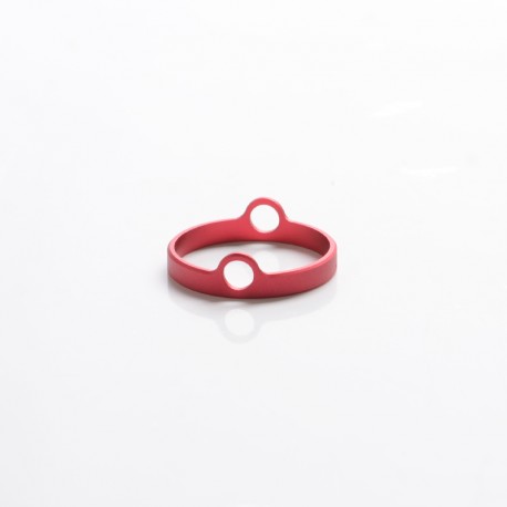 Authentic Auguse Era MTL RTA Replacement Middle Decorative Ring - Red, Stainless Steel, 3.3mm Height, 22mm Diameter