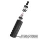 Authentic Vaporesso GTX ONE 40W 2000mAh VW Box Mod Starter Kit with GTX Tank 18 - Black, 3ml, 0.8ohm / 1.2ohm, 5~40W