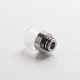 Authentic Reewape AS310 Replacement Anti-Spit 510 Drip Tip for RDA / RTA / RDTA /Sub-Ohm Tank Vape Atomizer - White, Resin, 20mm