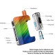 Authentic Joyetech Exceed Grip Pro 40W 1000mAh VW Mod Pod System Starter Kit - Rainbow Star Trail, 0.4ohm / 1.2ohm, 1~40W