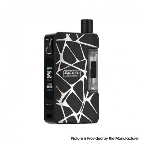 Authentic Joyetech Exceed Grip Plus 80W VW Box Mod Pod System Starter Kit - Web, 2.6ml, 0.4ohm / 1.2ohm, 1~80W, 1 x 18650