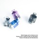 Authentic Advken Barra Mesh Sub Ohm Tank Clearomizer - Purple, PCTG + Stainless Steel, 4ml, 0.16ohm / 0.2ohm, 24mm Diameter